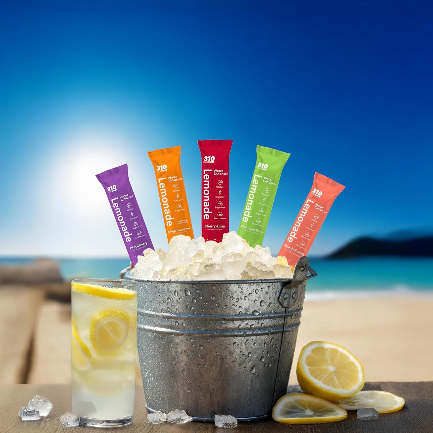 310 Ginger Cayenne: Healthy Lemonade Powder | 310 Nutrition