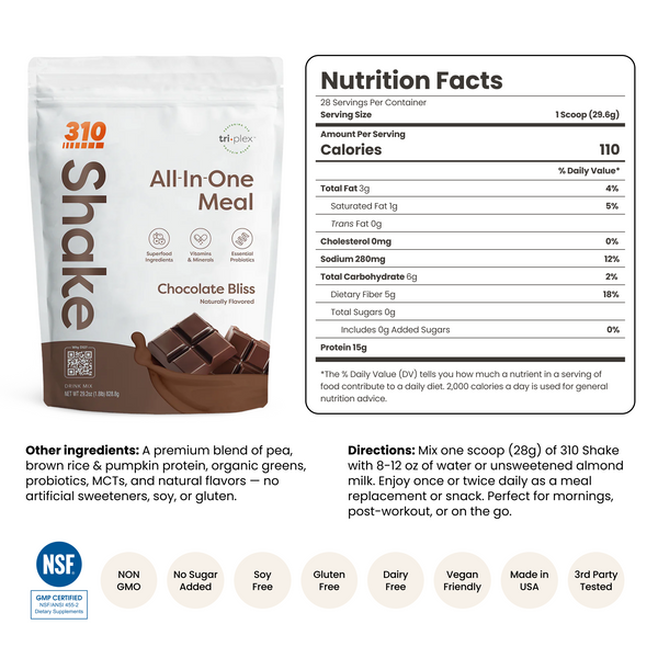 310 Chocolate Bliss Shake