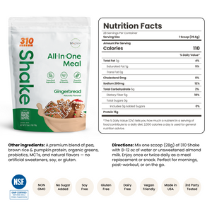 310 Gingerbread Shake - 28 serving