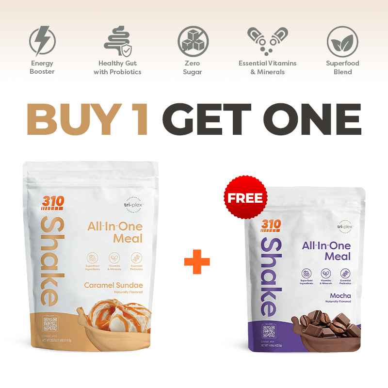 buy 1, 28 serving get 1 14 serving meal replacement shake