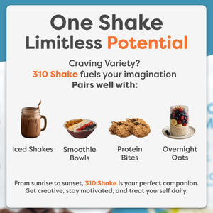 [Amazon] 310 Nutrition All-in-One Meal Replacement Shake Powder w/ Shaker Cup Starter Kit - High Protein Fiber Rich Vegan Superfood Blend - Sugar-Free, Keto & Paleo Friendly, Low Carb - Cookies N Cream 24 Servings