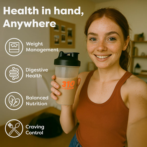 [Amazon] 310 Nutrition All-in-One Meal Replacement Shake Powder w/ Shaker Cup Starter Kit - High Protein Fiber Rich Vegan Superfood Blend - Sugar-Free, Keto & Paleo Friendly, Low Carb - Cookies N Cream 24 Servings