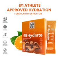 Chris Eubank's approved sugar-free electrolyte drink the 310 hydrate tangerine.
