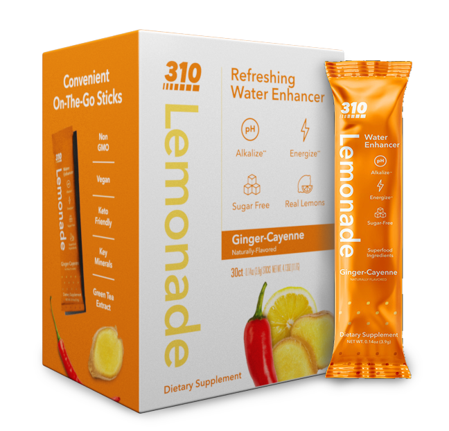 a pack of ginger-cayenne lemonade