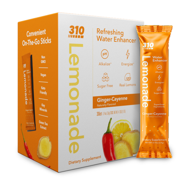 a pack of ginger-cayenne lemonade