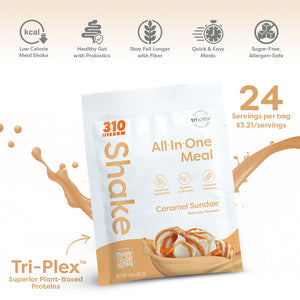 caramel sundae all-in-one meal showcasing its key features