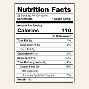 chocolate bliss shake nutrition facts featuring the amount of calorie per serving
