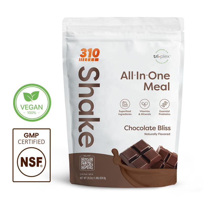 310 Nutrition Chocolate Bliss shake bag