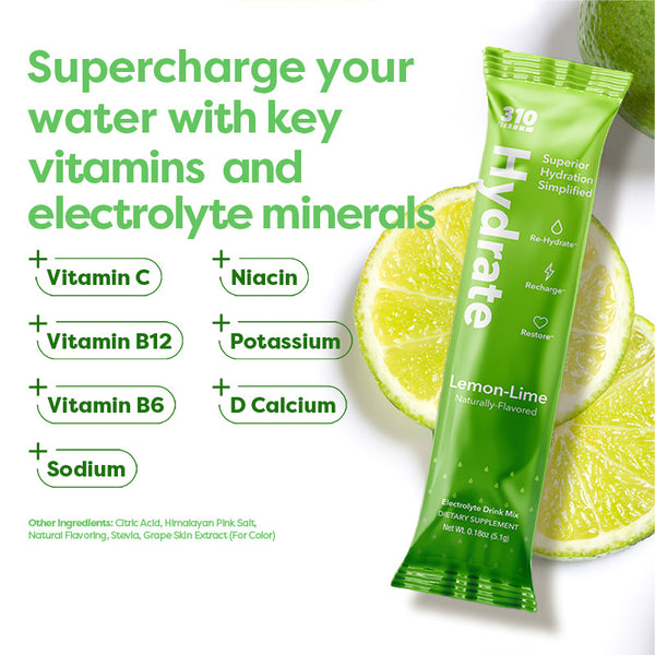 lemon-lime hydrate vitamins and minerals