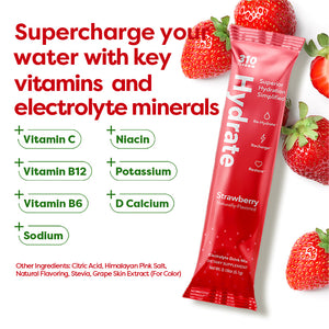 strawberry hydrate vitamins and minerals