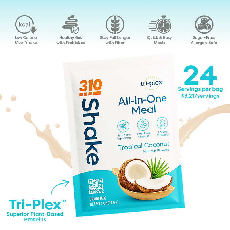 310 Shake Tropical Coconut Single-Serve - 24 packets