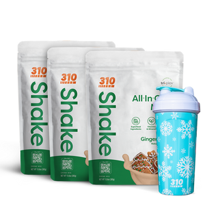 gingerbread bread shake and holiday themed shaker cup triple pack