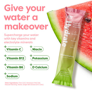 watermelon hydrate's key vitamins and minerals