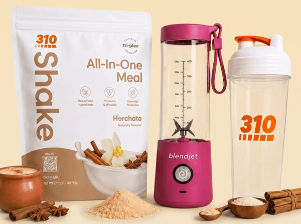 310 Blend & Go — Horchata / Hot Pink
