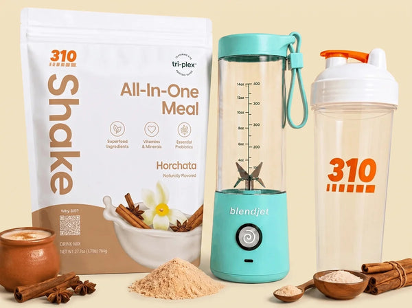 310 Blend & Go — Horchata / Sky Blue