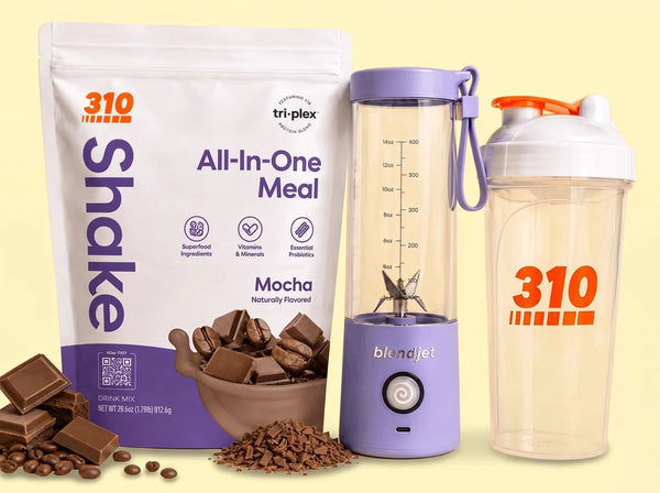 310 Blend & Go — Mocha / Periwinkle