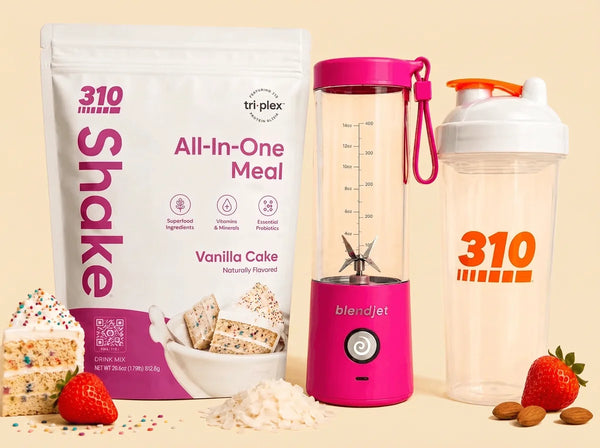 310 Blend & Go — Vanilla Cake / Hot Pink