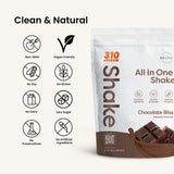 310 Shake Chocolate Bliss all-in-one shake pouch, lifestyle view