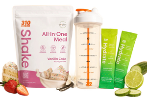 310 Hydration Bundle — Vanilla Cake shake, electrolytes & water-tracker bottle