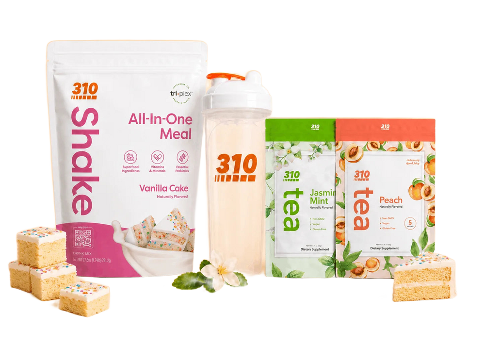 310 Summer Stack — Vanilla Cake shake + reusable shaker cup