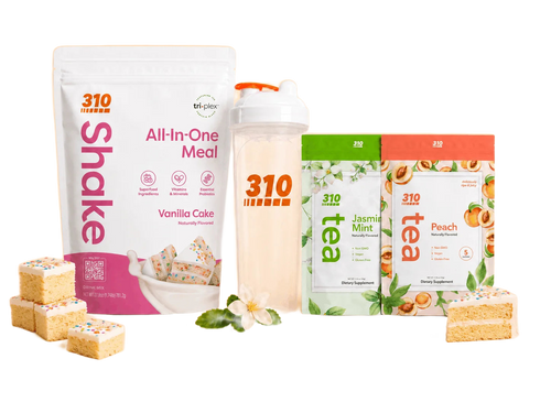 310 Summer Stack — Vanilla Cake shake + reusable shaker cup