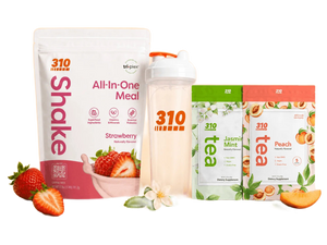 310 Summer Stack — Strawberry shake + reusable shaker cup