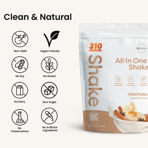 310 Horchata All-In-One Shake clean and natural ingredients