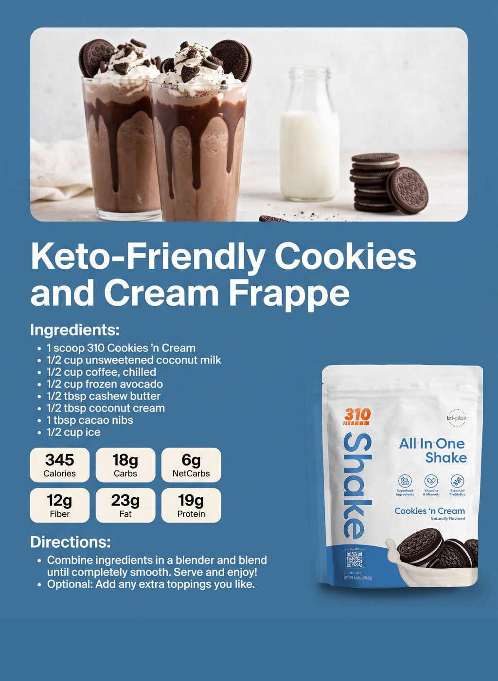 310 Strawberry Shake All-In-One Meal