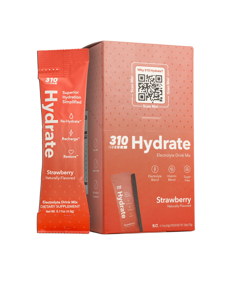 310 Hydrate Strawberry 15-count box