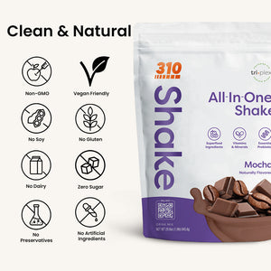 310 Mocha All-In-One Shake benefits