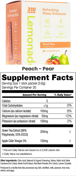 310 Peach Pear Lemonade