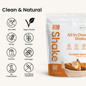 310 Pumpkin Spice All-In-One Shake clean and natural ingredients