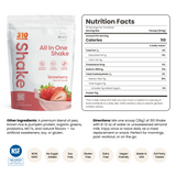 310 Strawberry All-In-One Shake ingredients and nutrition facts