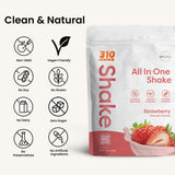 310 Strawberry All-In-One Shake clean and natural ingredients