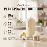 310 Shake Tropical Coconut: one shake, plant-powered nutrition. 15g plant-based protein, 26 vitamins and minerals, 25 superfoods, probiotics and digestive enzymes