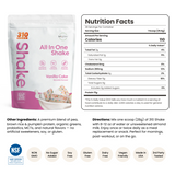 310 Vanilla Cake All-In-One Shake ingredients and nutrition facts