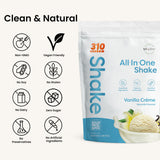 310 Vanilla Creme All-In-One Shake clean and natural ingredients