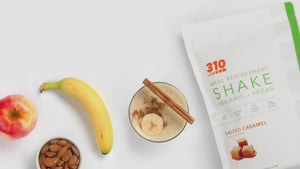 310 organic salted caramel meal replacement shake