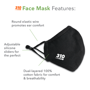 310 black face mask and its features