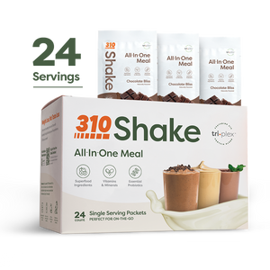 meal replacement pack with 24 single serving packets flavors