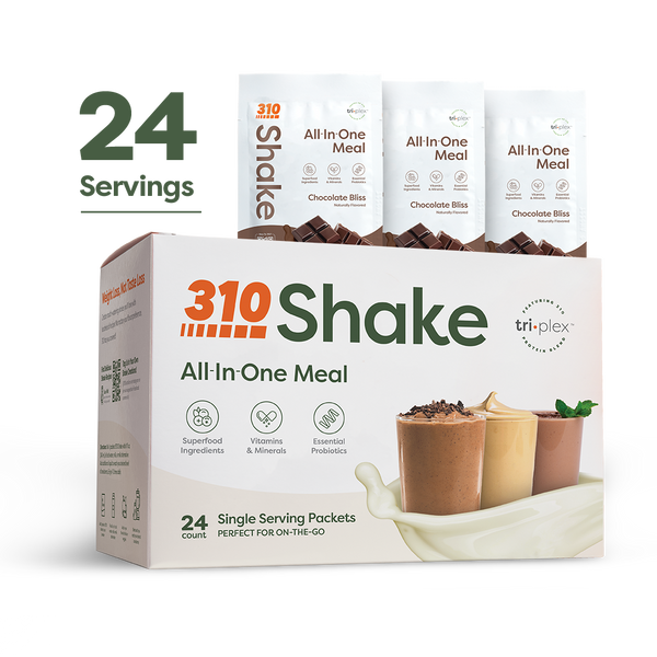 meal replacement pack with 24 single serving packets flavors