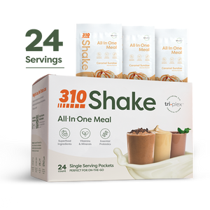 caramel sundae meal replacement pack with 24 single serving packets