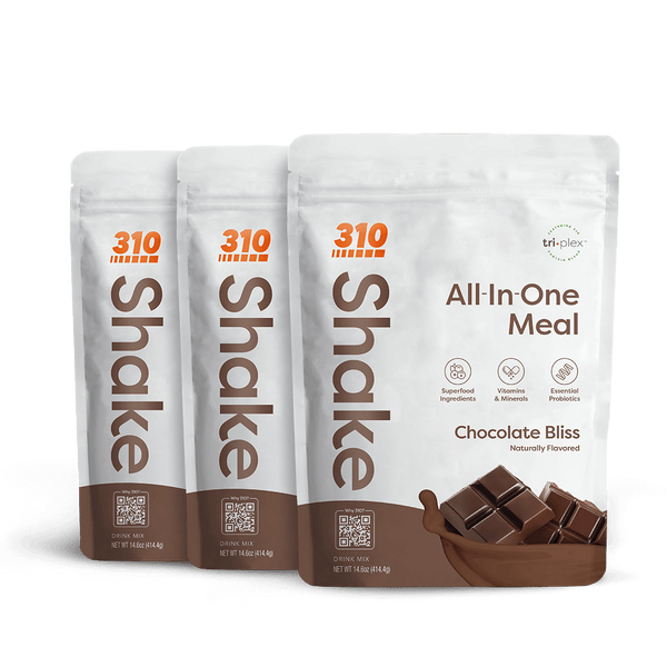 14 serving triple chocolate bliss shake