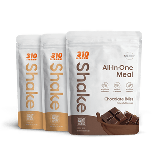 two caramel sundae and chocolate bliss 14 serving meal replacement packs