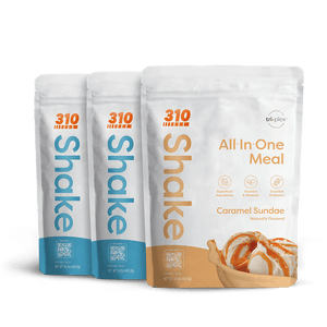 two vanilla creme and caramel sundae meal replacement shake