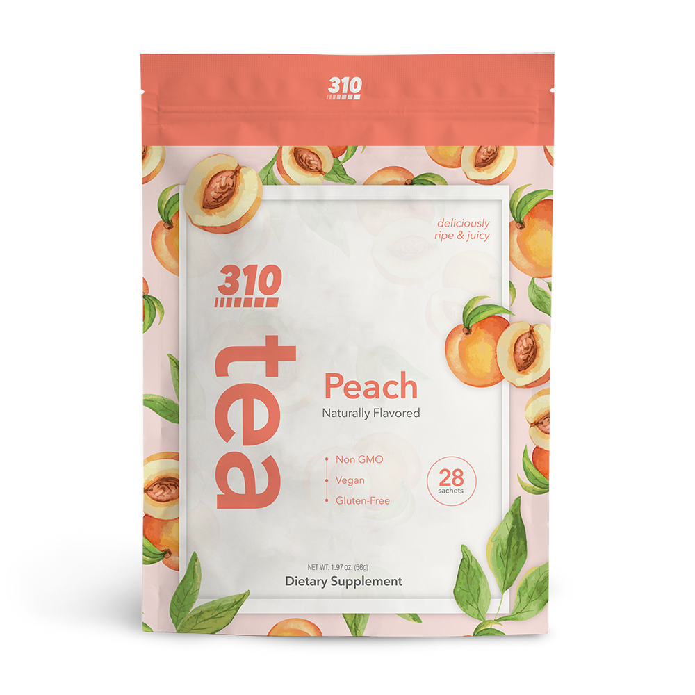 A pack of 310 Tea in Peach flavor