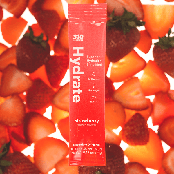 strawberry hydrate electrolyte drink stick