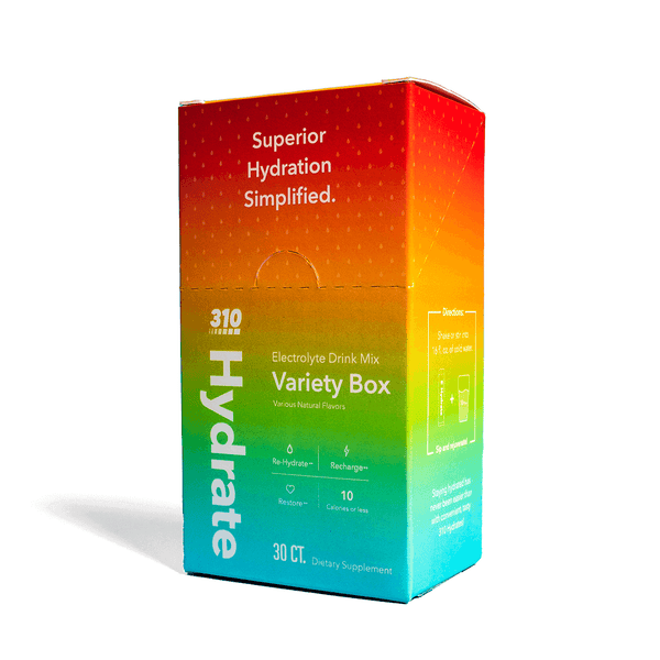 310 hydrate electrolyte drink 30ct variety box 