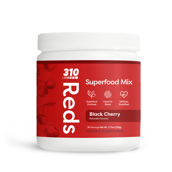 310 Reds Superfood mix, in Black Cherry flavor.