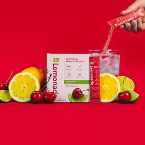 lemonade cherry-lime flavor with cherry, lemon and lime